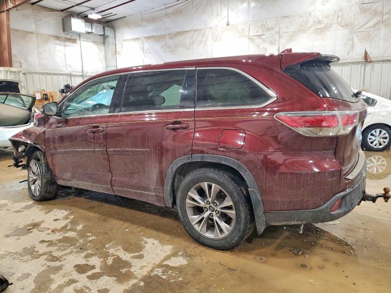 Photo 2 from auction – 2016 TOYOTA HIGHLANDER with VIN 5TDBKRFH5GS342779
