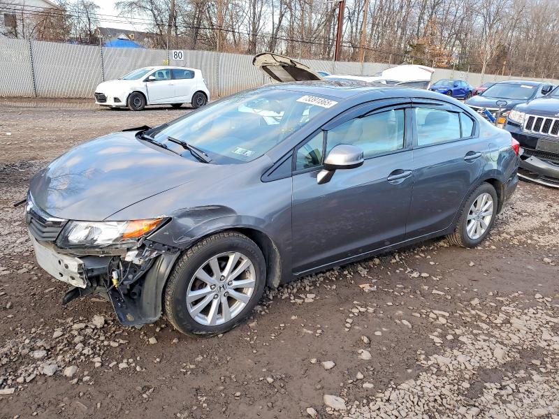 HONDA CIVIC EX 2012 with VIN 2HGFB2F89CH521359 - Photo from auction