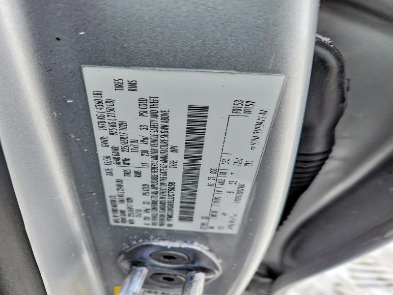 Photo 14 from auction – 2020 FORD ESCAPE SE with VIN 1FMCU0G65LUC75058