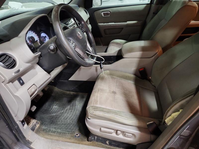 Photo 7 from auction – 2014 HONDA PILOT EX with VIN 5FNYF4H46EB012260