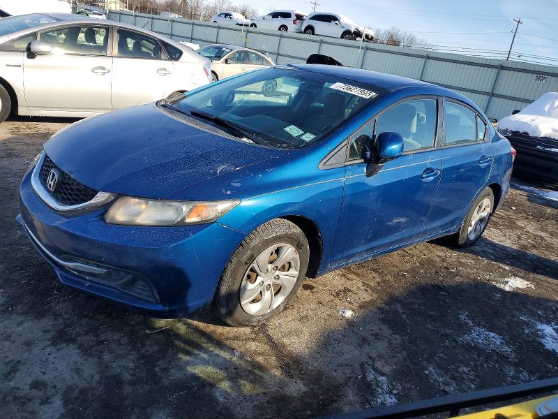 Photo 1 from auction – 2013 HONDA CIVIC LX with VIN 2HGFB2F55DH539185