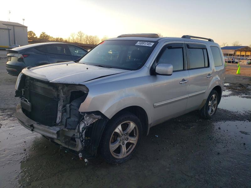 HONDA PILOT EXL 2012 with VIN 5FNYF4H60CB052381 - Photo from auction