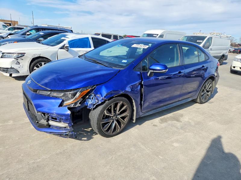 TOYOTA COROLLA 2022 with VIN JTDS4MCE1NJ086044 - Photo from auction