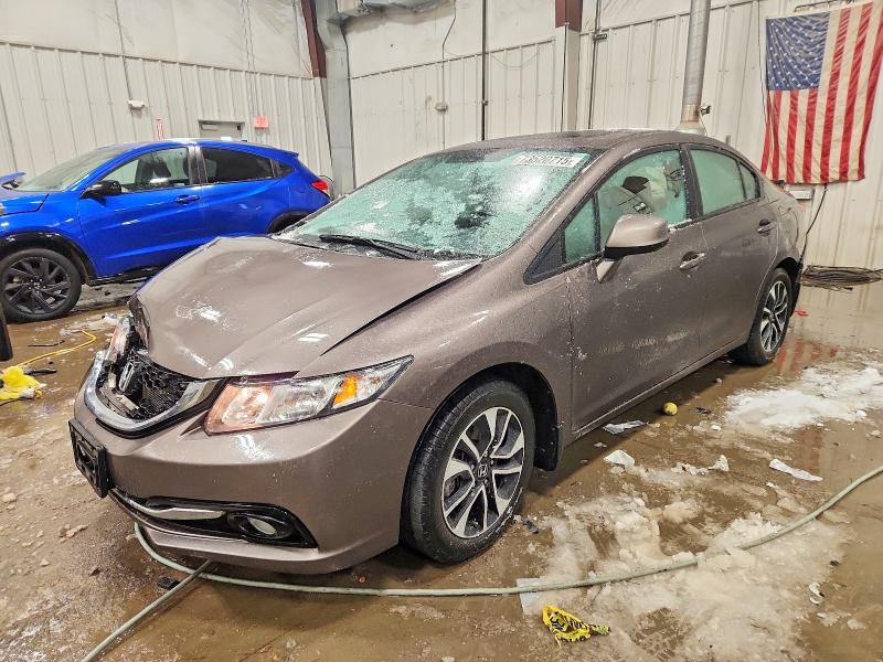 Photo 1 from auction – 2013 HONDA CIVIC EXL with VIN 2HGFB2F99DH558132