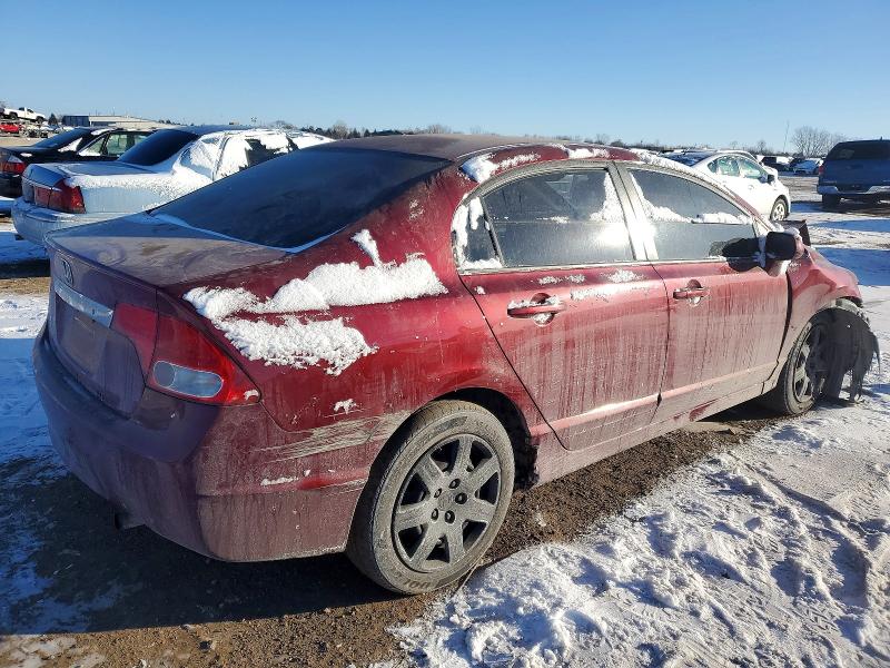 Photo 3 from auction – 2009 HONDA CIVIC LX with VIN 19XFA16569E044878