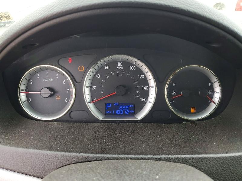 Photo 9 from auction – 2009 HYUNDAI SONATA with VIN 5NPEU46C99H561140