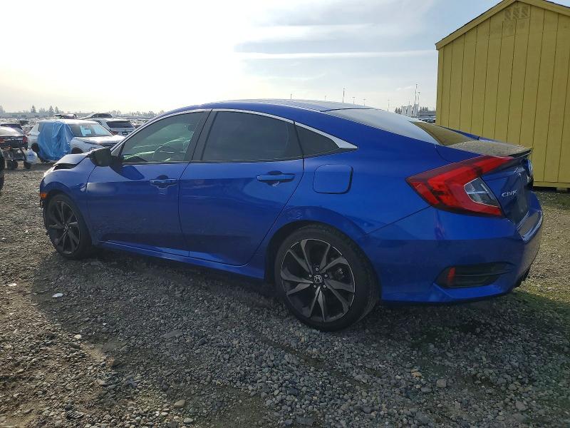 Photo 2 from auction – 2020 HONDA CIVIC with VIN 19XFC2F8XLE205654