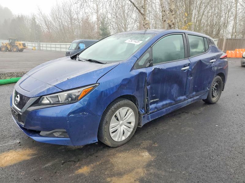 NISSAN LEAF S 2019 with VIN 1N4AZ1CP3KC310921 - Photo from auction