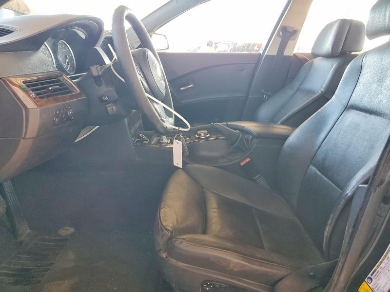 Photo 7 from auction – 2007 BMW 525 I with VIN WBANE53597B992453