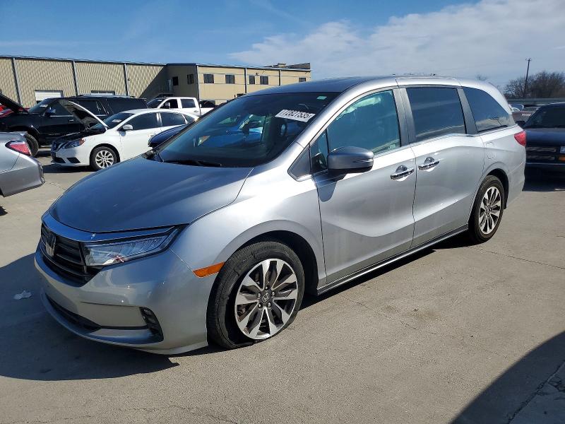 Photo 1 from auction – 2021 HONDA ODYSSEY EX with VIN 5FNRL6H70MB037981