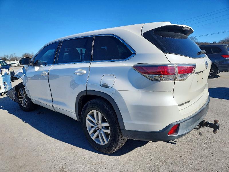 Photo 2 from auction – 2014 TOYOTA HIGHLANDER with VIN 5TDZKRFH7ES035089