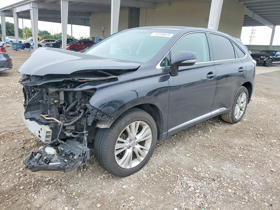 LEXUS RX 450H 2012 with VIN JTJZB1BA9C2407088 - Photo from auction