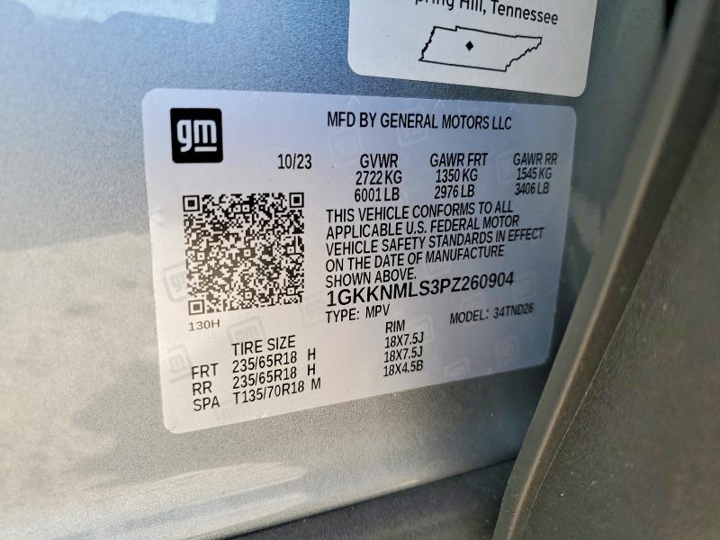 Photo 14 from auction – 2023 GMC ACADIA with VIN 1GKKNMLS3PZ260904