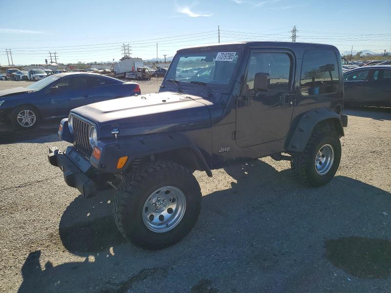 JEEP WRANGLER / 2000 with VIN 1J4FA49S4YP795991 - Photo from auction
