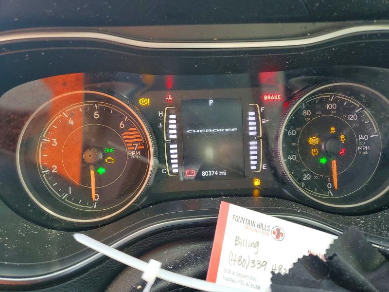 Photo 9 from auction – 2020 JEEP CHEROKEE with VIN 1C4PJLLB3LD530583