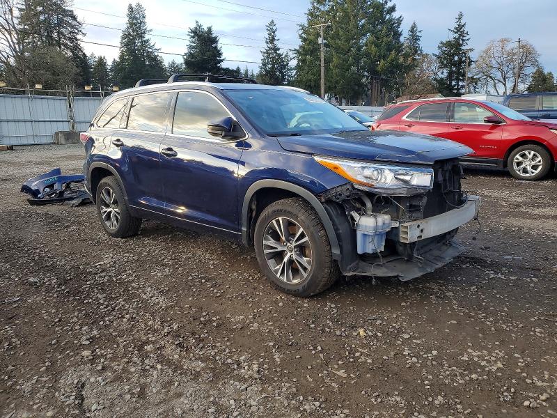 Photo 4 from auction – 2016 TOYOTA HIGHLANDER with VIN 5TDKKRFH3GS155489