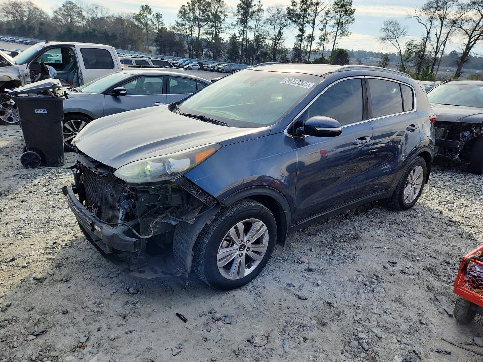 KIA SPORTAGE 2018 with VIN KNDPM3AC8J7337571 - Photo from auction