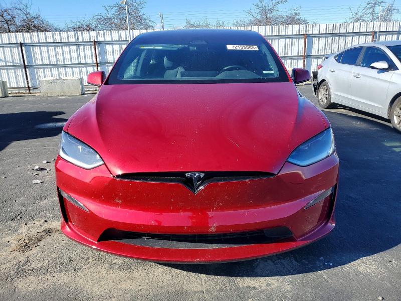 Photo 5 from auction – 2023 TESLA MODEL X with VIN 7SAXCBE6XPF409328