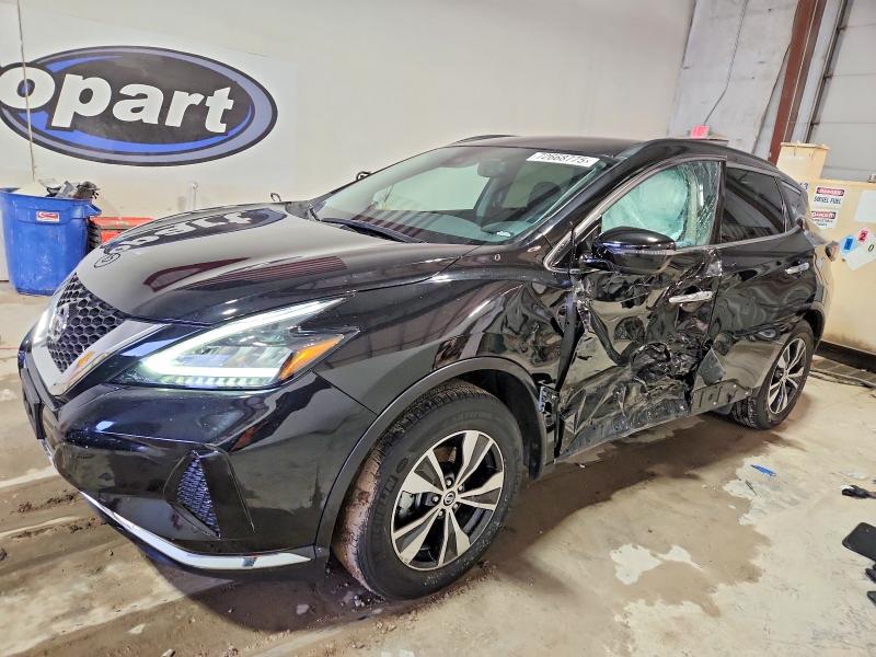 NISSAN MURANO SV 2020 with VIN 5N1AZ2BS1LN152540 - Photo from auction