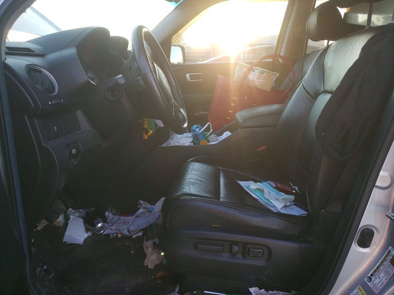 Photo 7 from auction – 2012 HONDA PILOT EXL with VIN 5FNYF4H60CB052381