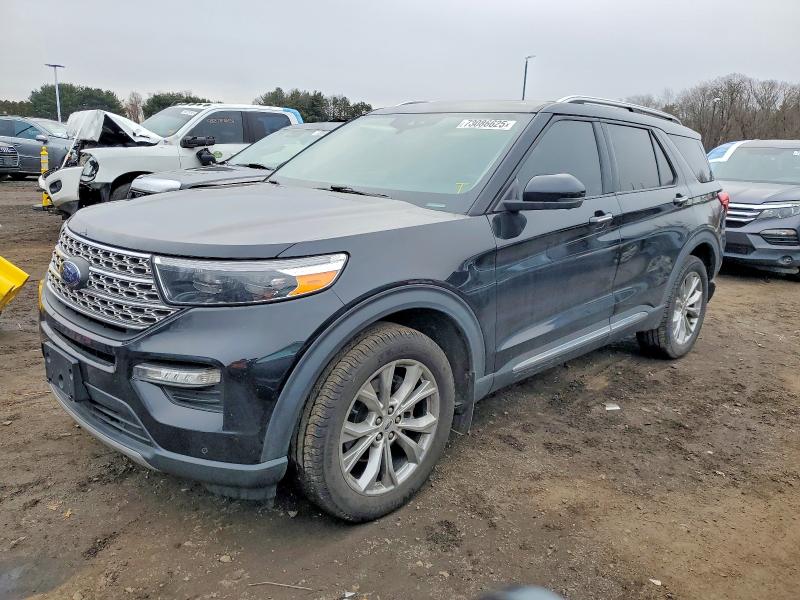 FORD EXPLORER 2021 with VIN 1FMSK8FHXMGA25463 - Photo from auction