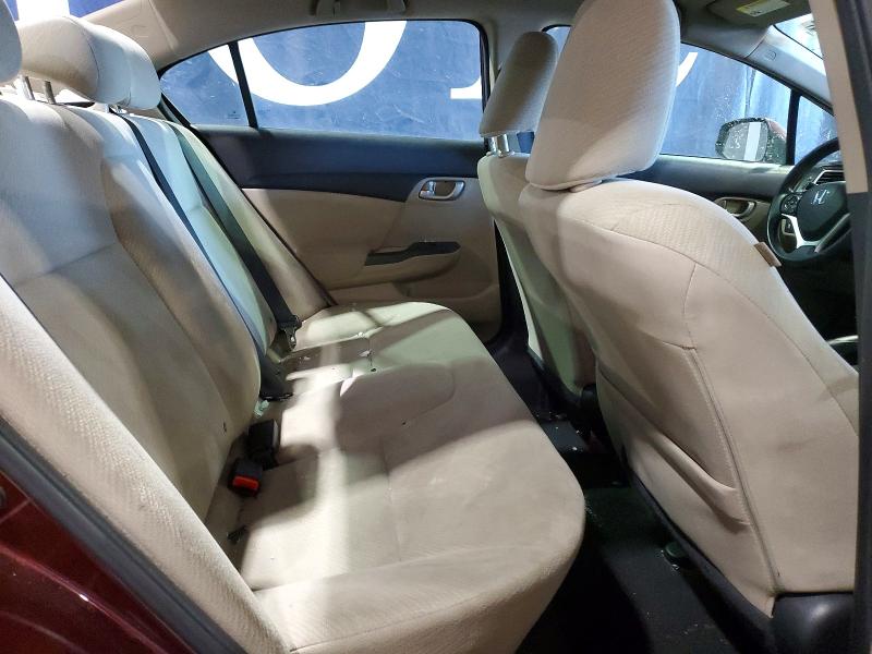 Photo 10 from auction – 2013 HONDA CIVIC LX with VIN 19XFB2F52DE052486