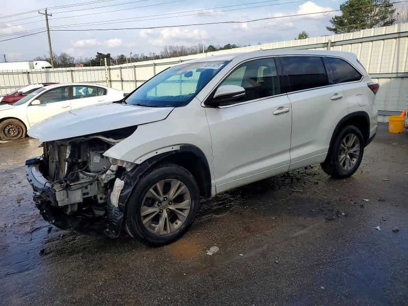 TOYOTA HIGHLANDER 2015 with VIN 5TDZKRFH9FS083596 - Photo from auction