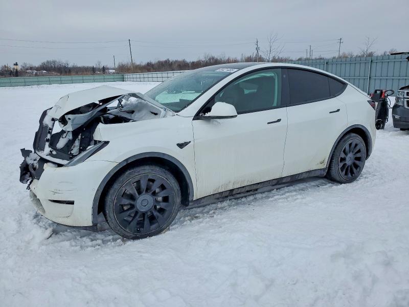 TESLA MODEL Y 2021 مع رقم تعريف المركبة 5YJYGAEE9MF183284 - صورة من المزاد