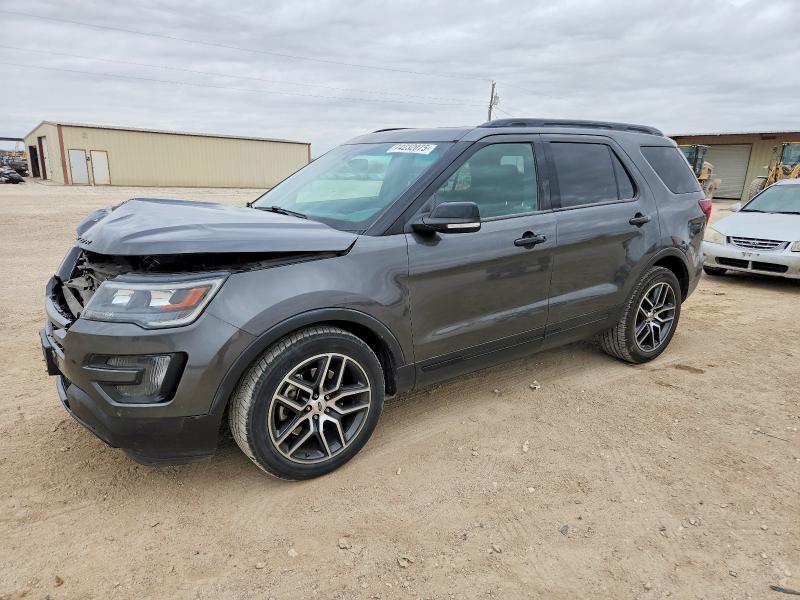 FORD EXPLORER S 2016 with VIN 1FM5K8GTXGGA75896 - Photo from auction