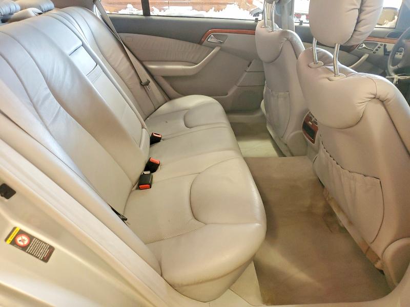 Photo 10 from auction – 2001 MERCEDES-BENZ S 430 with VIN WDBNG70J01A160733