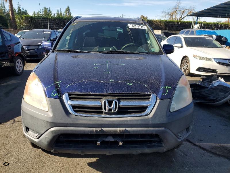 Photo 5 from auction – 2002 HONDA CR-V EX with VIN JHLRD78892C024347