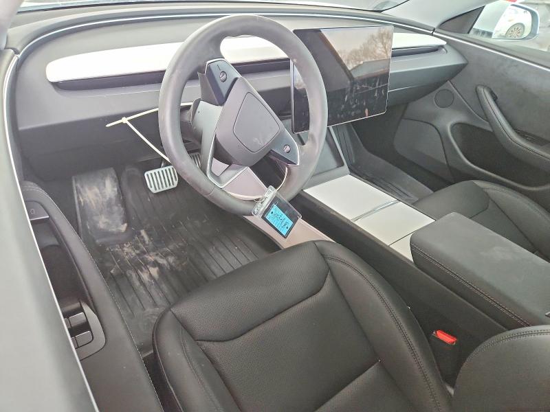Photo 8 from auction – 2025 TESLA MODEL 3 with VIN 5YJ3E1EB1SF896036