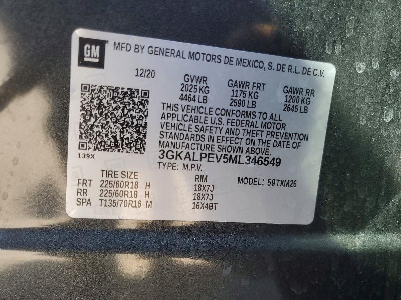 Photo 14 from auction – 2021 GMC TERRAIN SL with VIN 3GKALPEV5ML346549