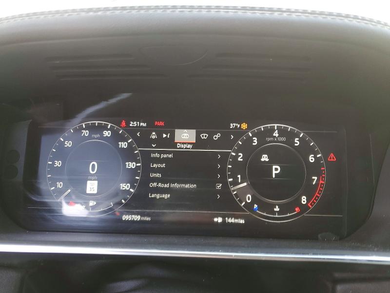 Photo 9 from auction – 2020 LAND ROVER RANGE ROVE with VIN SALWR2SU6LA716100