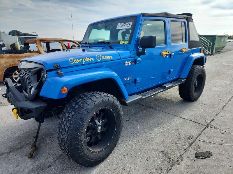 JEEP WRANGLER U 2016 مع رقم تعريف المركبة 1C4BJWEG3GL105462 - صورة من المزاد
