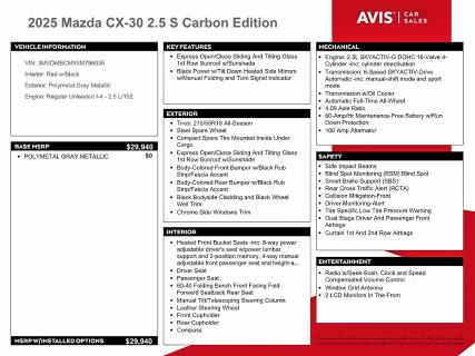 Photo 13 from auction – 2025 MAZDA CX-30 with VIN 3MVDMBCM9SM796035
