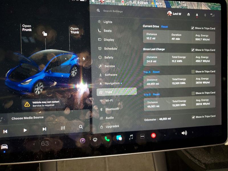 Photo 9 from auction – 2021 TESLA MODEL Y with VIN 5YJYGDEE3MF259888
