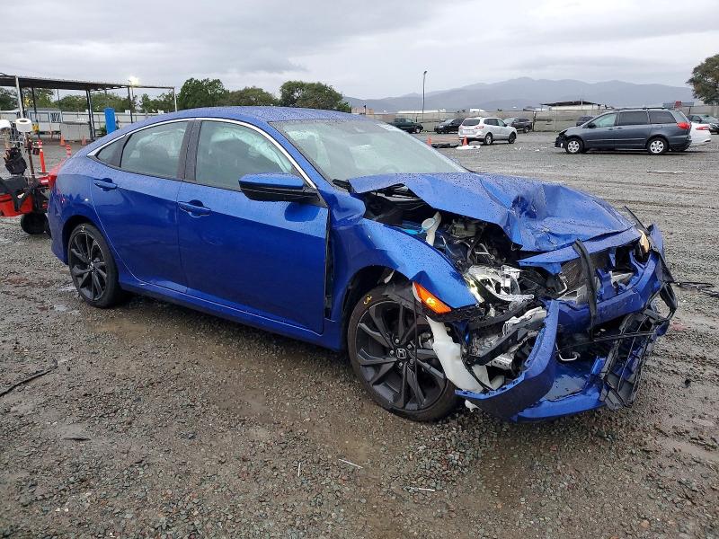 Photo 4 from auction – 2020 HONDA CIVIC with VIN 19XFC2F83LE204443