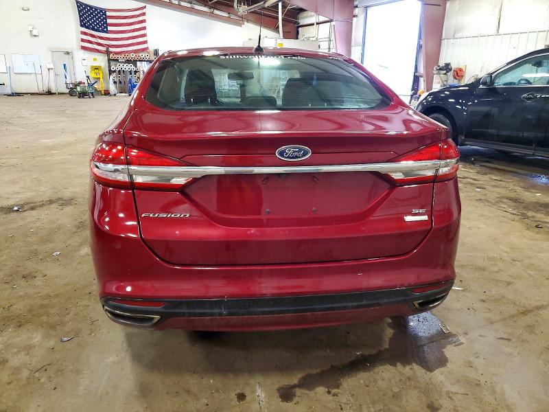Photo 6 from auction – 2017 FORD FUSION SE with VIN 3FA6P0T94HR118408