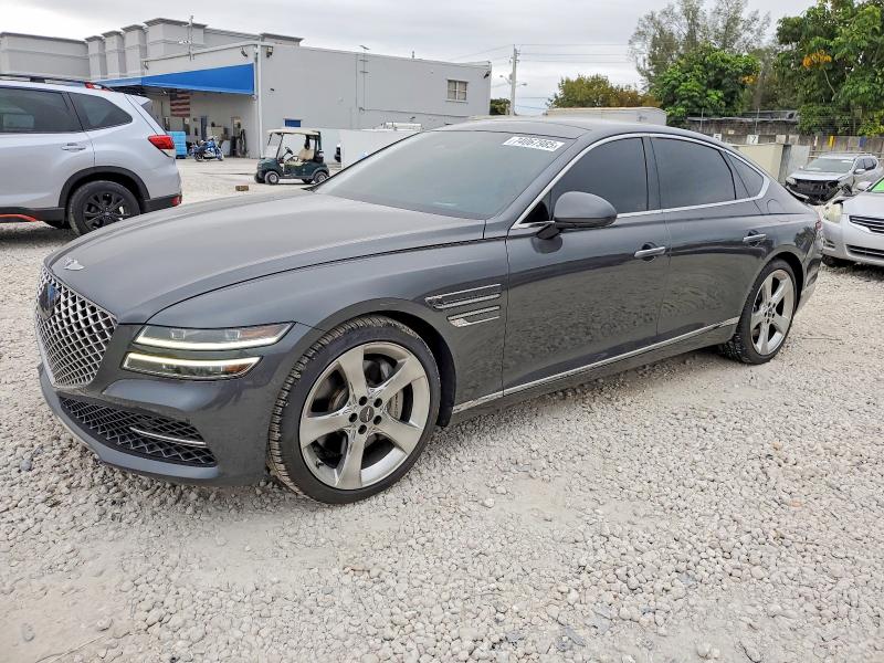 GENESIS G80 BASE 2021 with VIN KMTGC4SD9MU047895 - Photo from auction