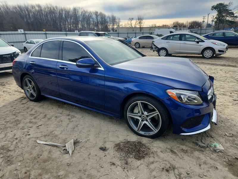Photo 4 from auction – 2018 MERCEDES-BENZ C 300 4MAT with VIN WDDWF4KB1JR410095