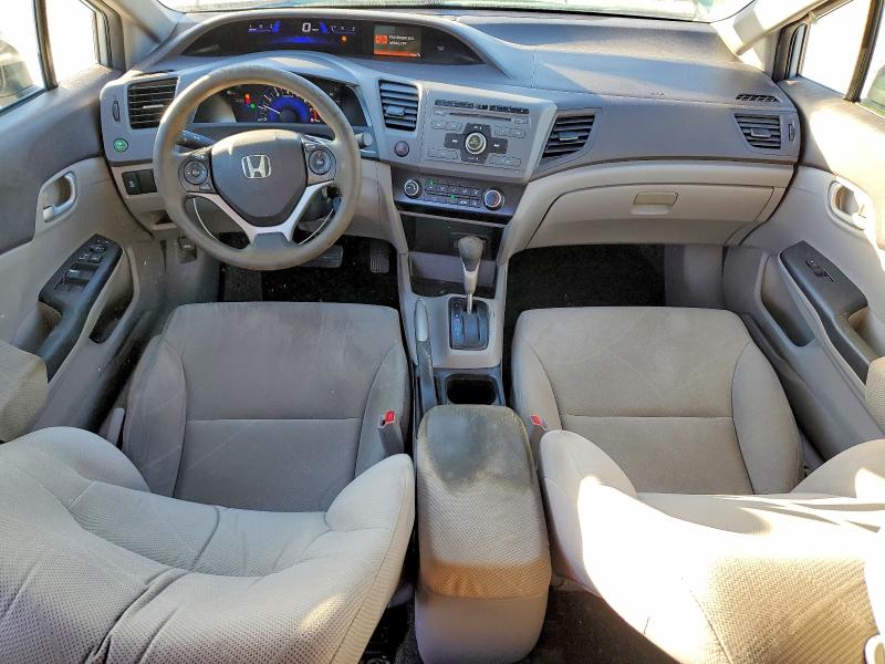 Photo 8 from auction – 2012 HONDA CIVIC LX with VIN 19XFB2F50CE072511