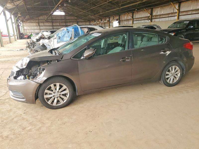 KIA FORTE LX 2014 with VIN KNAFX4A63E5168531 - Photo from auction