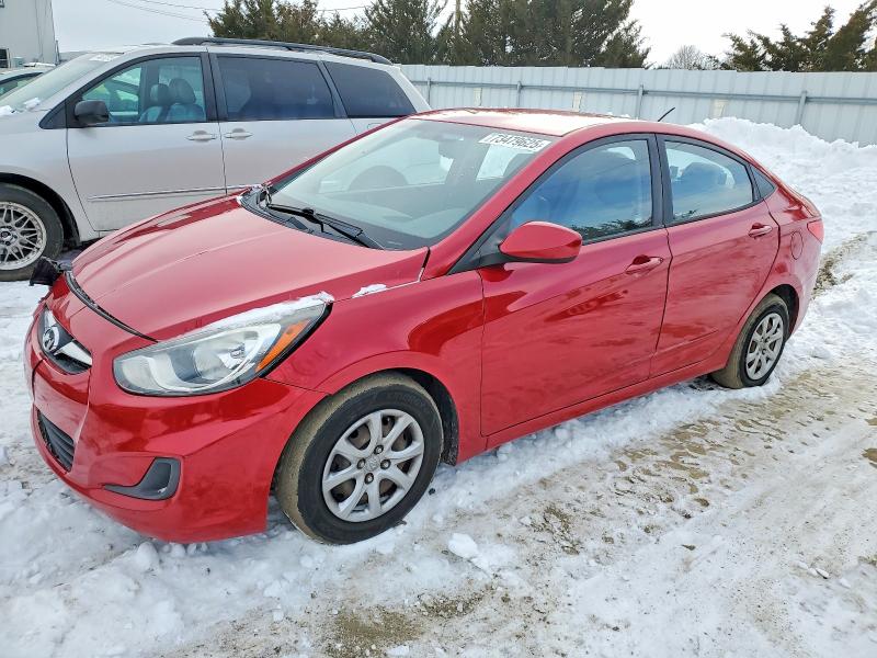 HYUNDAI ACCENT GLS 2014 with VIN KMHCT4AEXEU777528 - Photo from auction