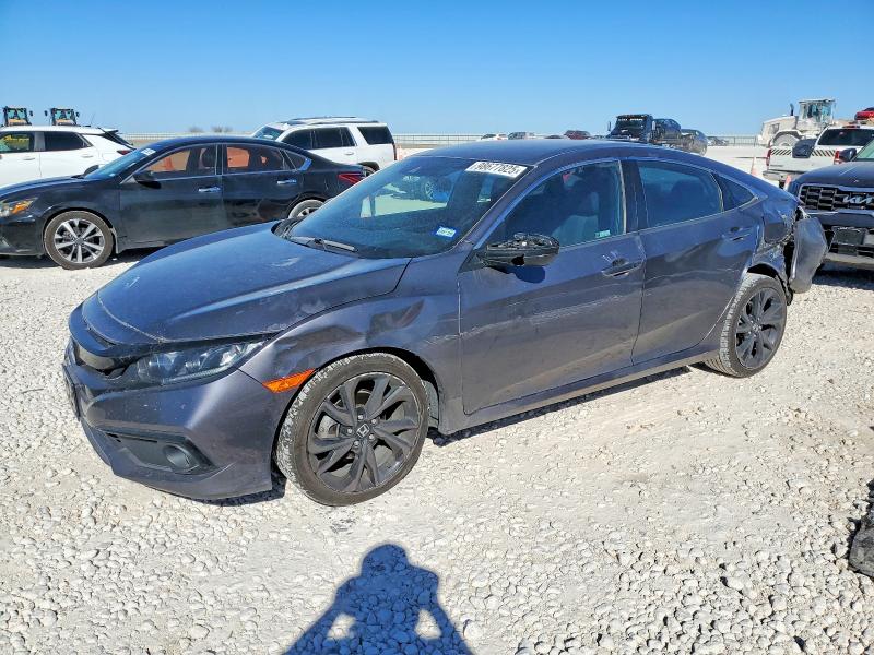 Photo 1 from auction – 2021 HONDA CIVIC with VIN 19XFC2F81ME200974