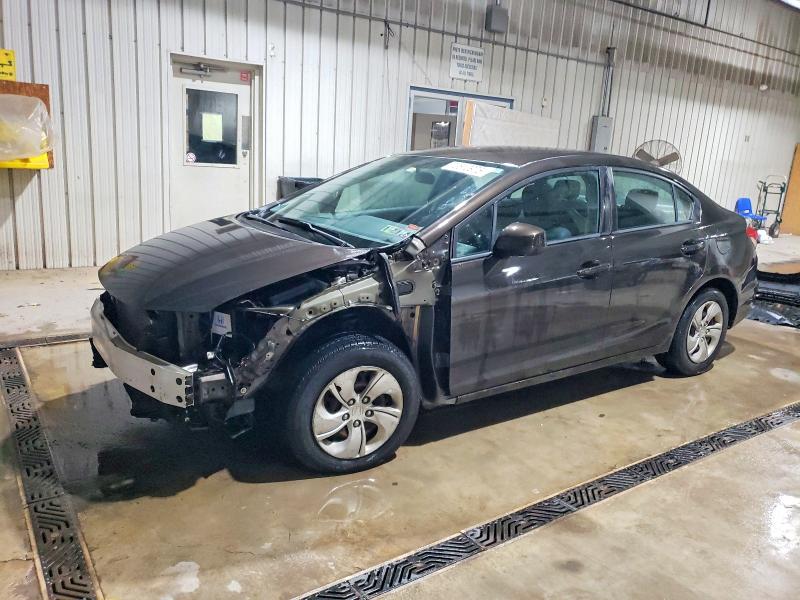 HONDA CIVIC LX 2013 with VIN 19XFB2F51DE258351 - Photo from auction
