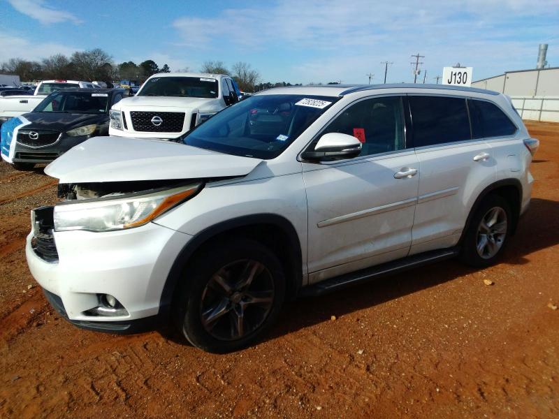 TOYOTA HIGHLANDER 2015 with VIN 5TDYKRFH5FS103242 - Photo from auction