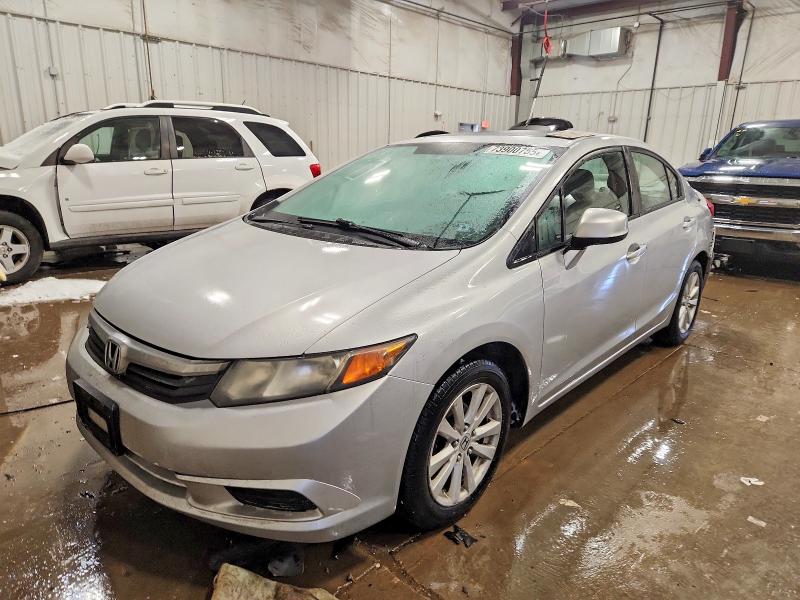 HONDA CIVIC EXL 2012 with VIN 19XFB2F9XCE038305 - Photo from auction