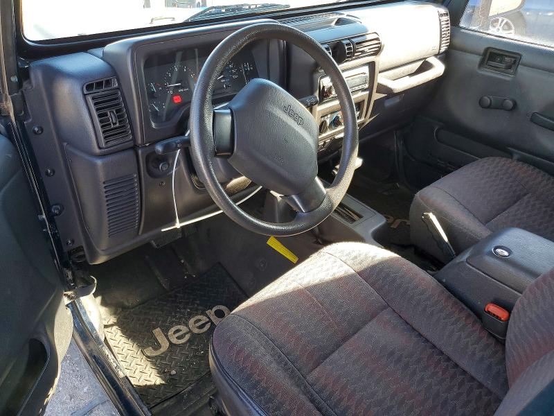 Photo 8 from auction – 2000 JEEP WRANGLER / with VIN 1J4FA49S4YP795991