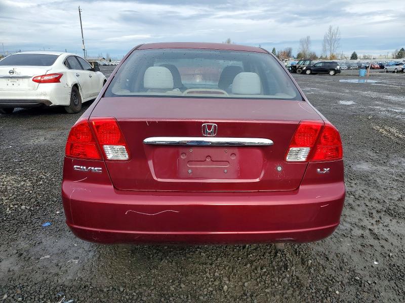 Photo 6 from auction – 2003 HONDA CIVIC LX with VIN 2HGES16553H549526